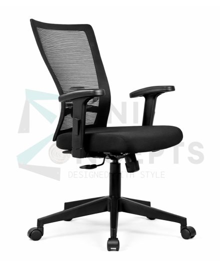 Majesty MB Medium Back Chair | Executive Office Seating, Mid-Range Comfort | Plush Upholstery, Ergonomic Shape, Durable Base.