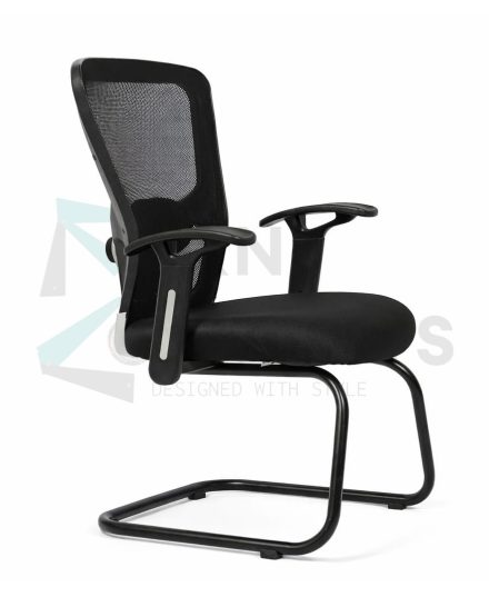 Jazz MB Visitor Chair | Office Seating, Visitor Furniture | Fixed Base, Plush Cushioning, Contemporary Design