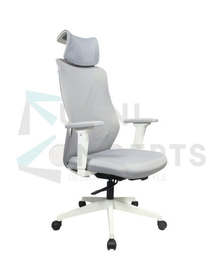 Velfire High Back Chair | Premium Executive Office Seating, Manager Chair | High Back Mesh, Adjustable Headrest, Advanced Lumbar Support, Synchro Mechanism.