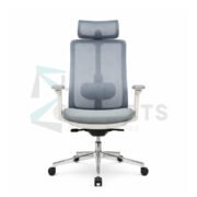 Furniconcepts Jade HB High Back Chair | Premium Executive Seating, Modern Office | High Back Support, Deep Cushioning, Sleek Chrome Base, Adjustable Tilt