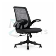 Furniconcepts Ritz MB Medium Back Chair | Executive Office Seating, Managerial Comfort | Medium Back, Plush Cushioning, Durable Upholstery, Swivel Base