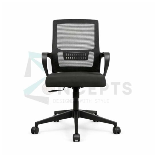 Furniconcepts Ecco MB Medium Back Chair | Modern Seating, Office Furniture | Minimalist Design, Ergonomic Support, Sleek Frame
