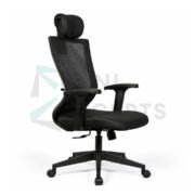 Furniconcepts Majesty HB High Back Chair | Executive Seating, Premium Office Chair | Luxurious Design, Deep Padding, High Back Support, Premium Material | CEO Chair, Luxury Office Furniture, Boardroom Seating