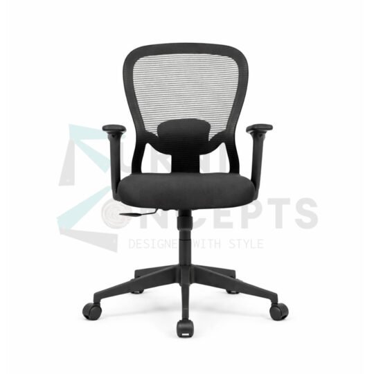 Furniconcepts Butterfly MB Medium Back Chair | Statement Seating, Dining Furniture | Distinctive Butterfly Motif, Ergonomic Support, Durable Metal Legs