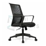 Furniconcepts Edge MB Medium Back Chair | Office Seating, Conference Furniture | Sleek Design, Ergonomic, Swivel Base, Adjustable