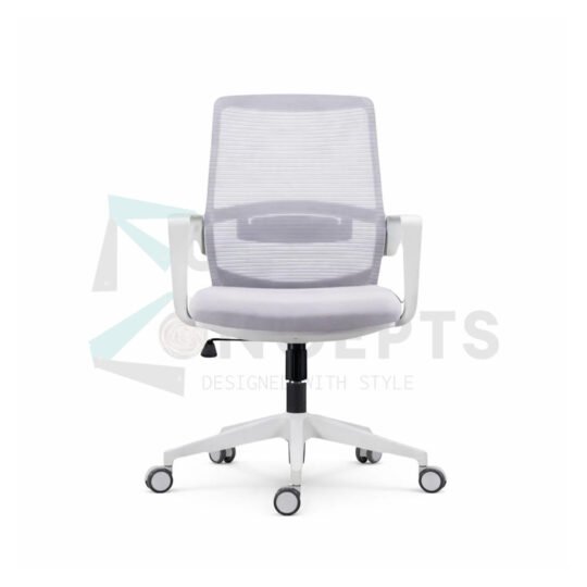Furniconcepts Tokyo Office Chair | Modern Ergonomic Seating, High Back Mesh | Full Mesh Back, Adjustable Headrest, Lumbar Support, Multi-Function Mechanism
