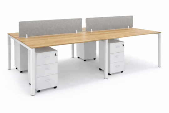 Furniconcepts 4-Pax C Workstation  IN