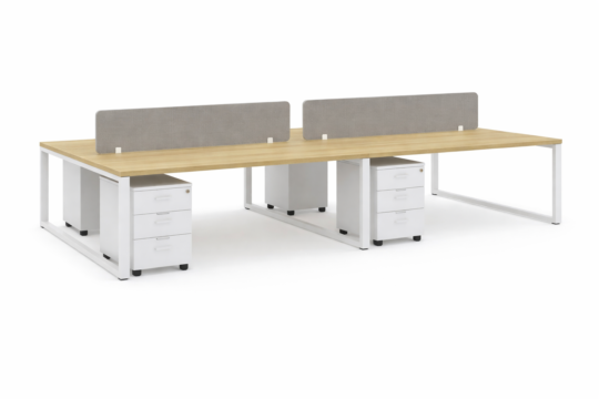 Furniconcepts 4-Pax Roma Workstation IN
