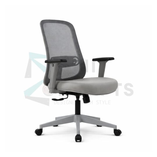 Furniconcepts Zoom MB Medium Back Chair | Office Seating, Task Chair | Medium Back, Comfortable Padding, Adjustable Height, Swivel Base