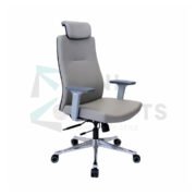 Furniconcepts Titan Rexine High Back Chair | Executive Office Seating, Premium Comfort | High Back Support, Durable Rexine Upholstery, Padded Armrests, Tilt Mechanism | Manager Chair, Corporate Seating, Professional Comfort