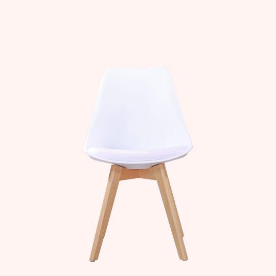 Furniconcepts CC 02 white cafe chair | Cafe chair | pantry chair | white upholstery | sleek chair